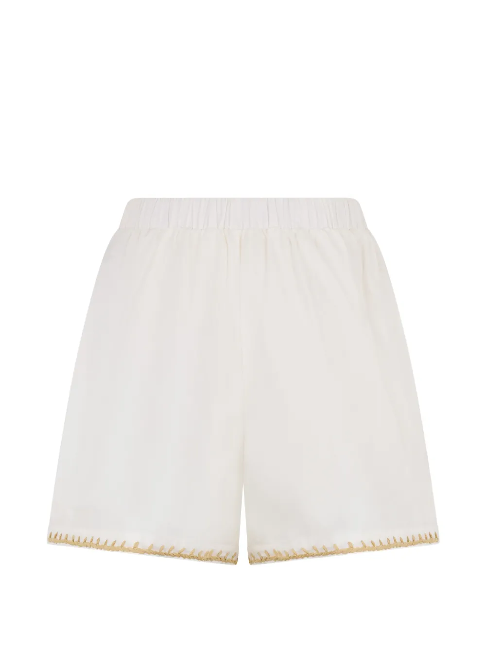 RED Valentino Shorts met elastische tailleband Wit