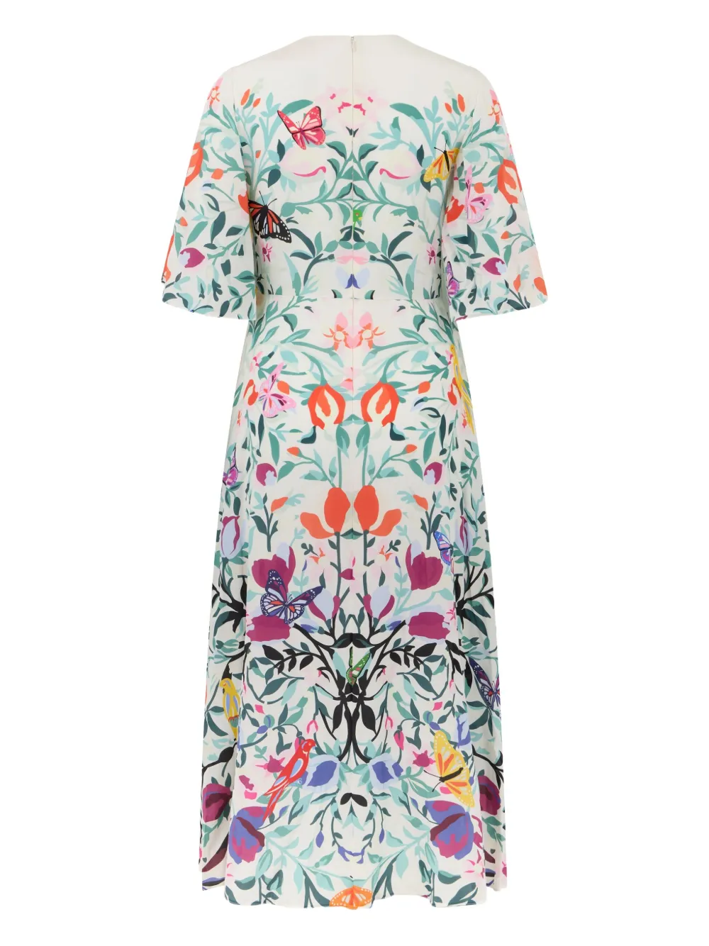 Valentino Garavani floral-print dress - Wit