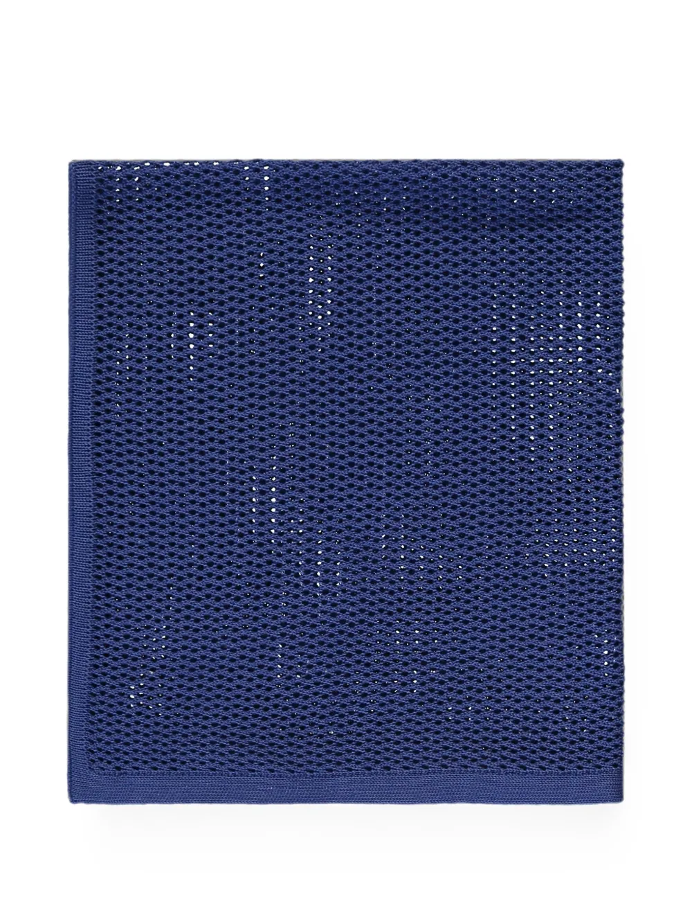 Zegna Geperforeerde pochet Blauw