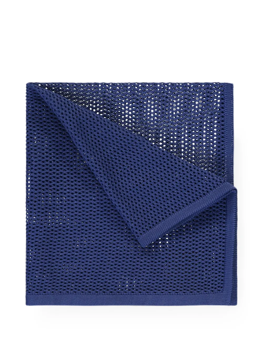 Zegna Geperforeerde pochet Blauw