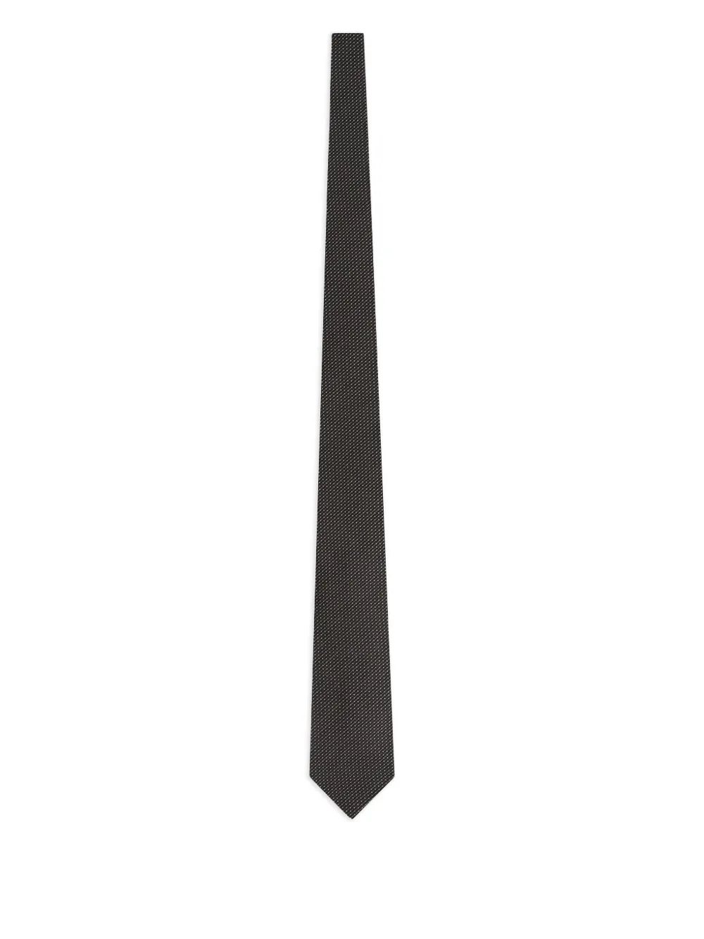Zegna textured silk tie | Black | Image 1