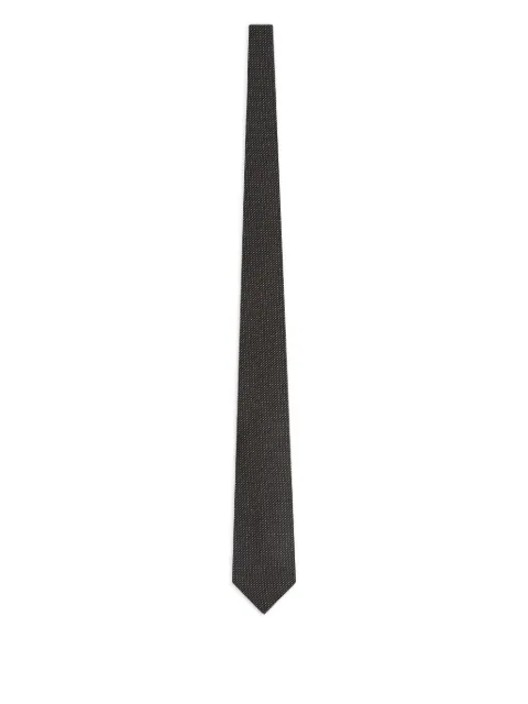 Zegna textured silk tie