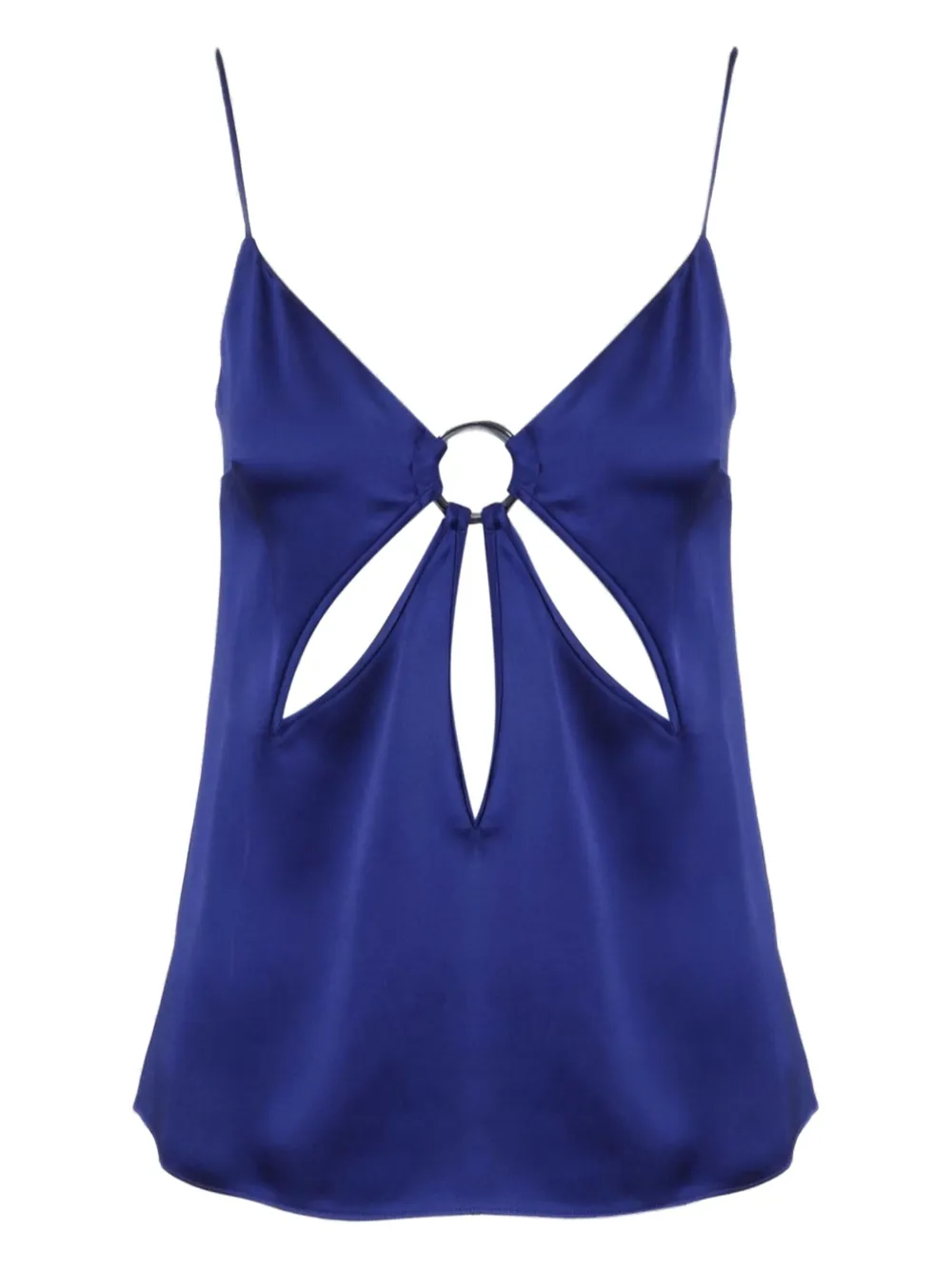 Stella McCartney Satijnen top Blauw