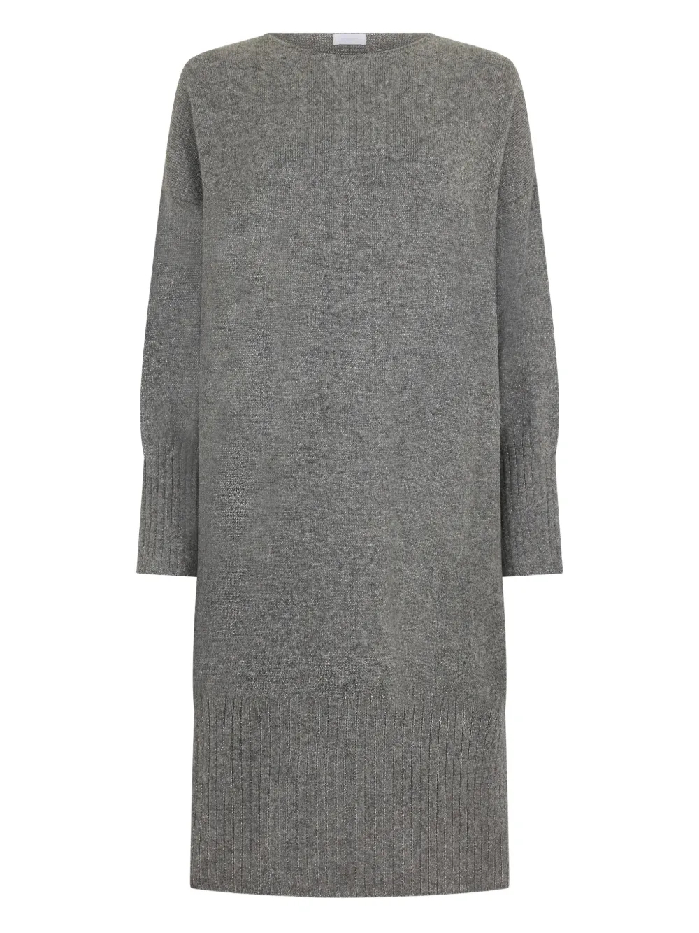Malo knitted midi dress - Grigio