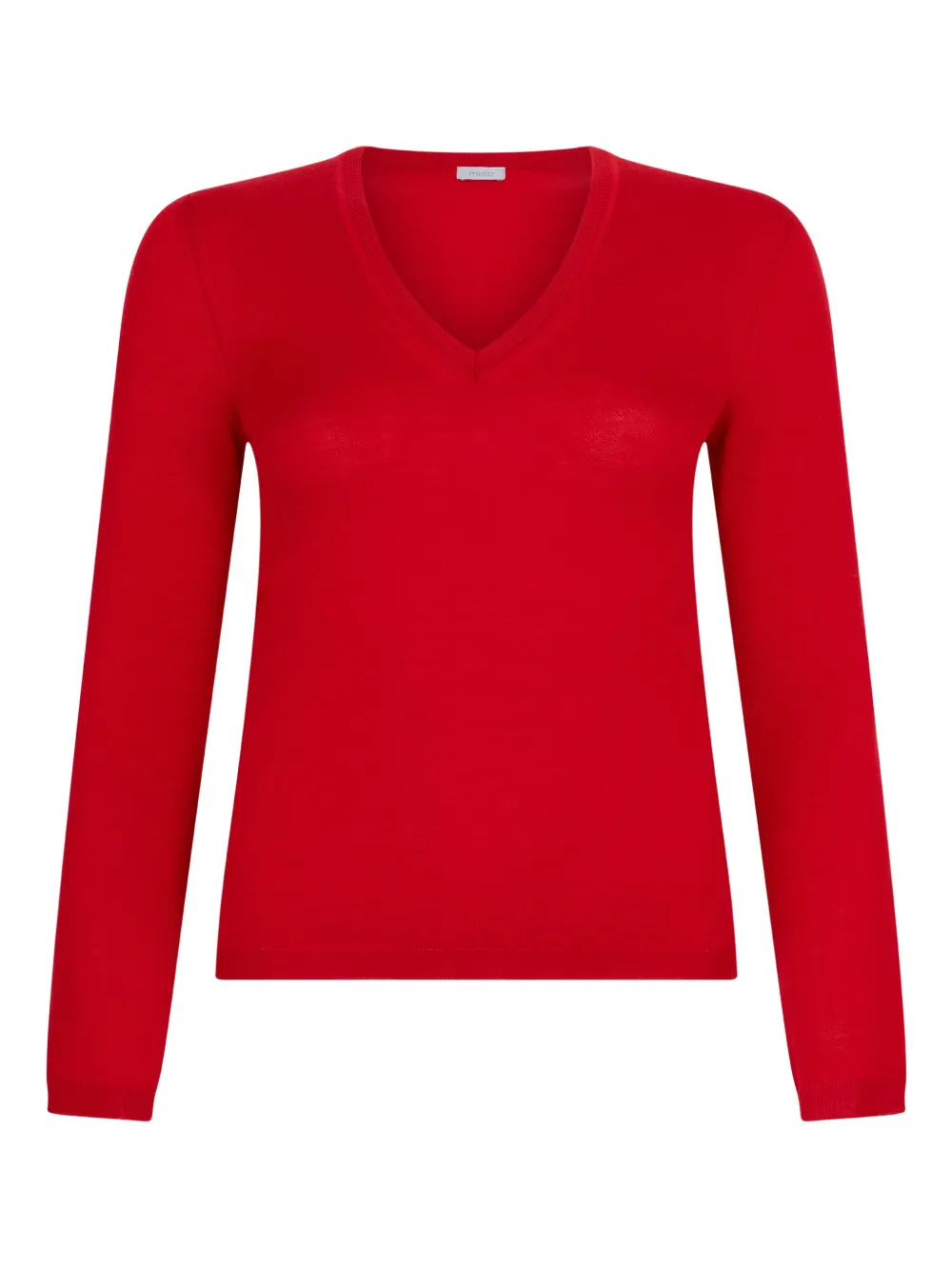 Malo V-neck top - Rosso