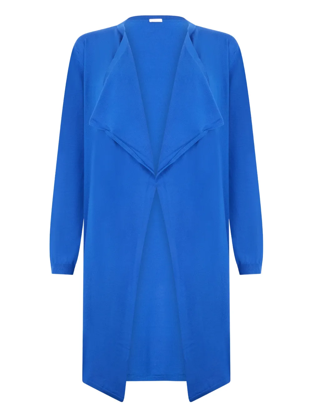 Malo shawl-collar cardi-coat - Blau