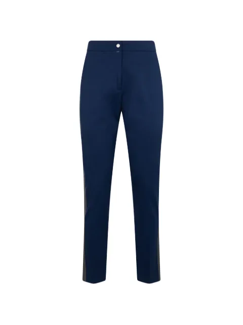 Moorer side-stripe tailored trousers