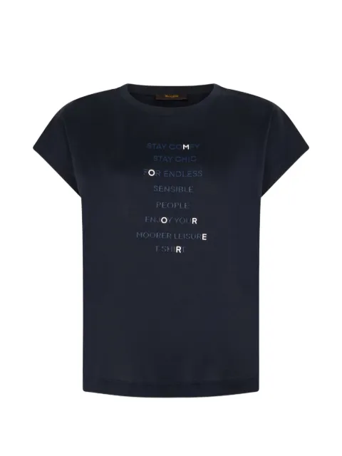 Moorer playera con motivo gráfico