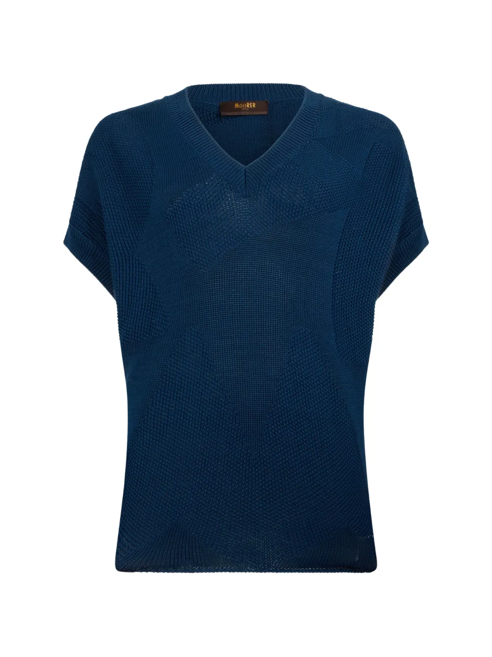 Moorer V-neck T-shirt - Blu