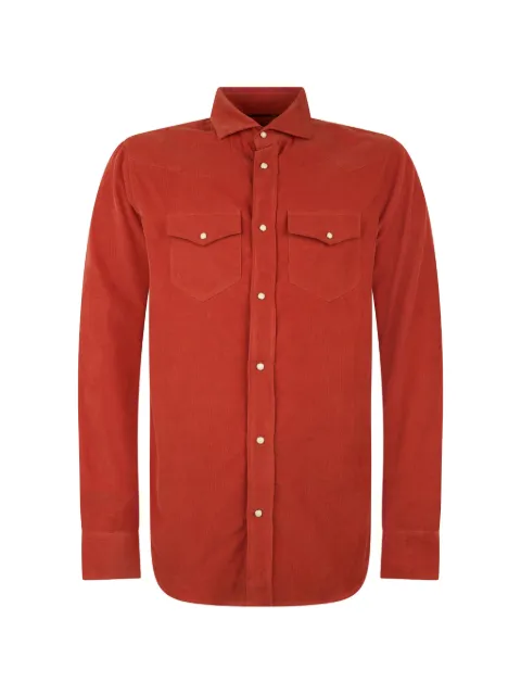 Moorer button-front shirt