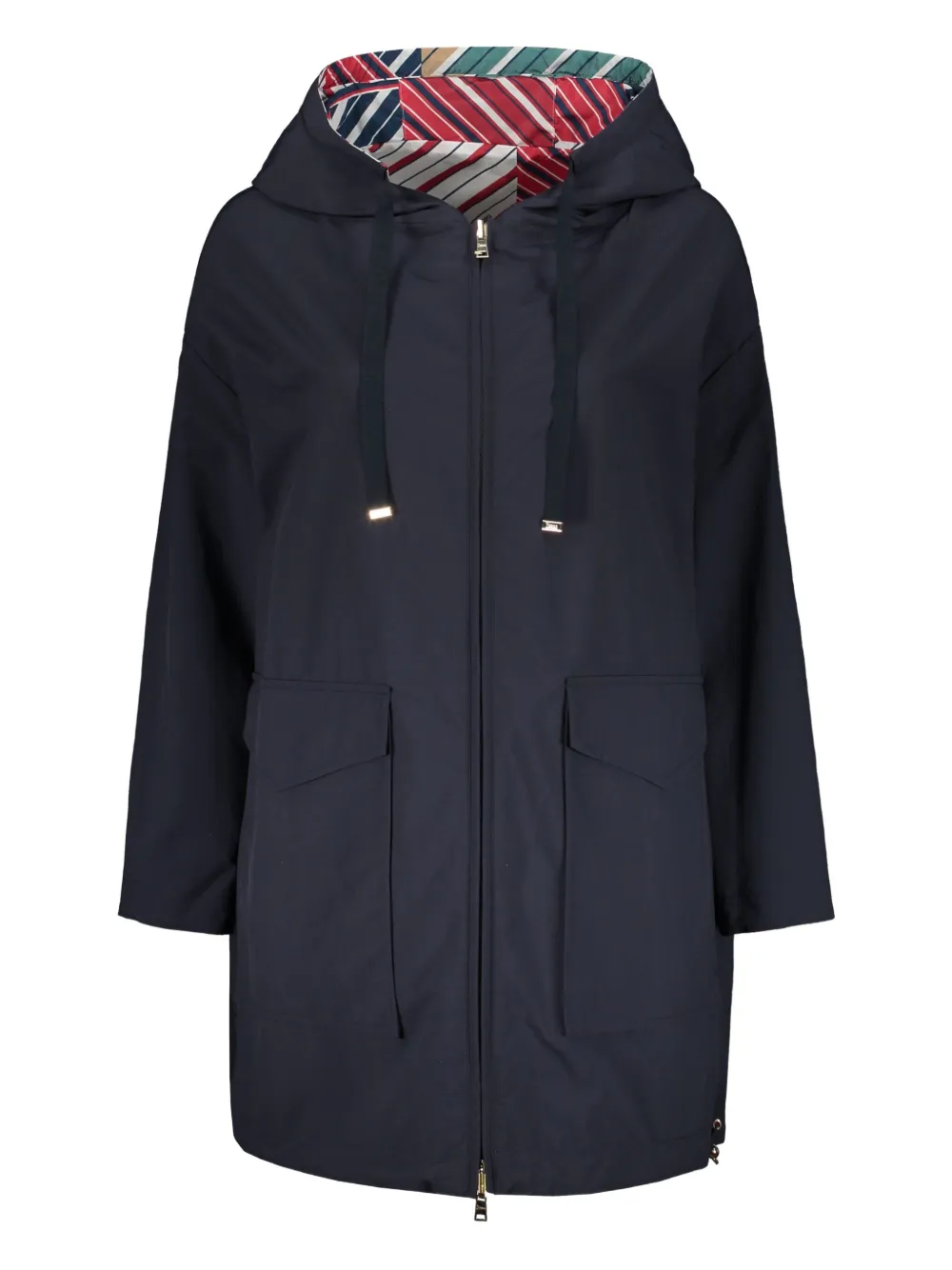 Herno Jas met colourblocking Blauw