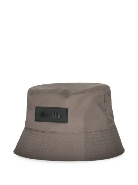 Moorer logo-patch bucket hat