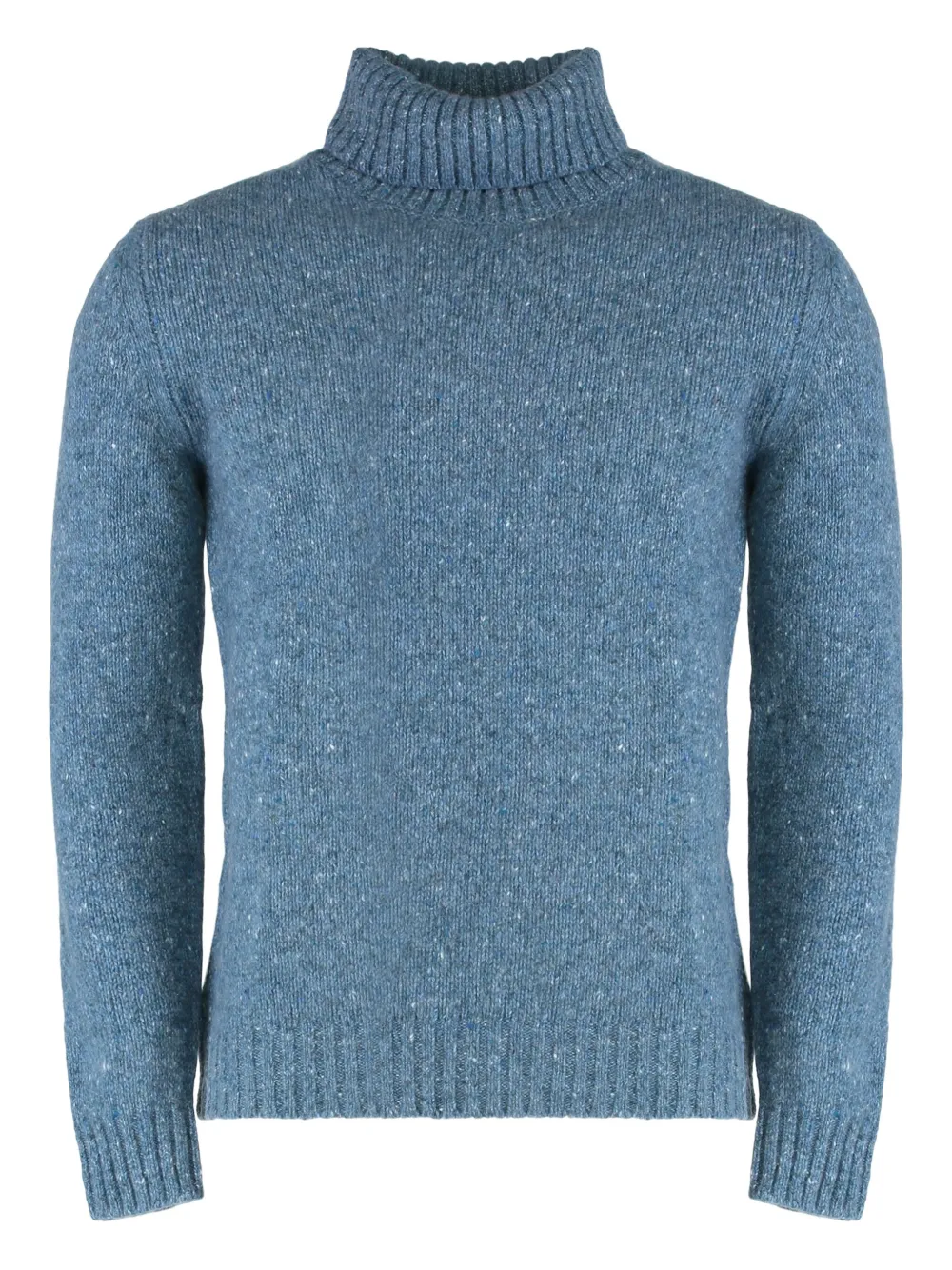 Moorer turtleneck ribbed sweater | Blue | Image 1