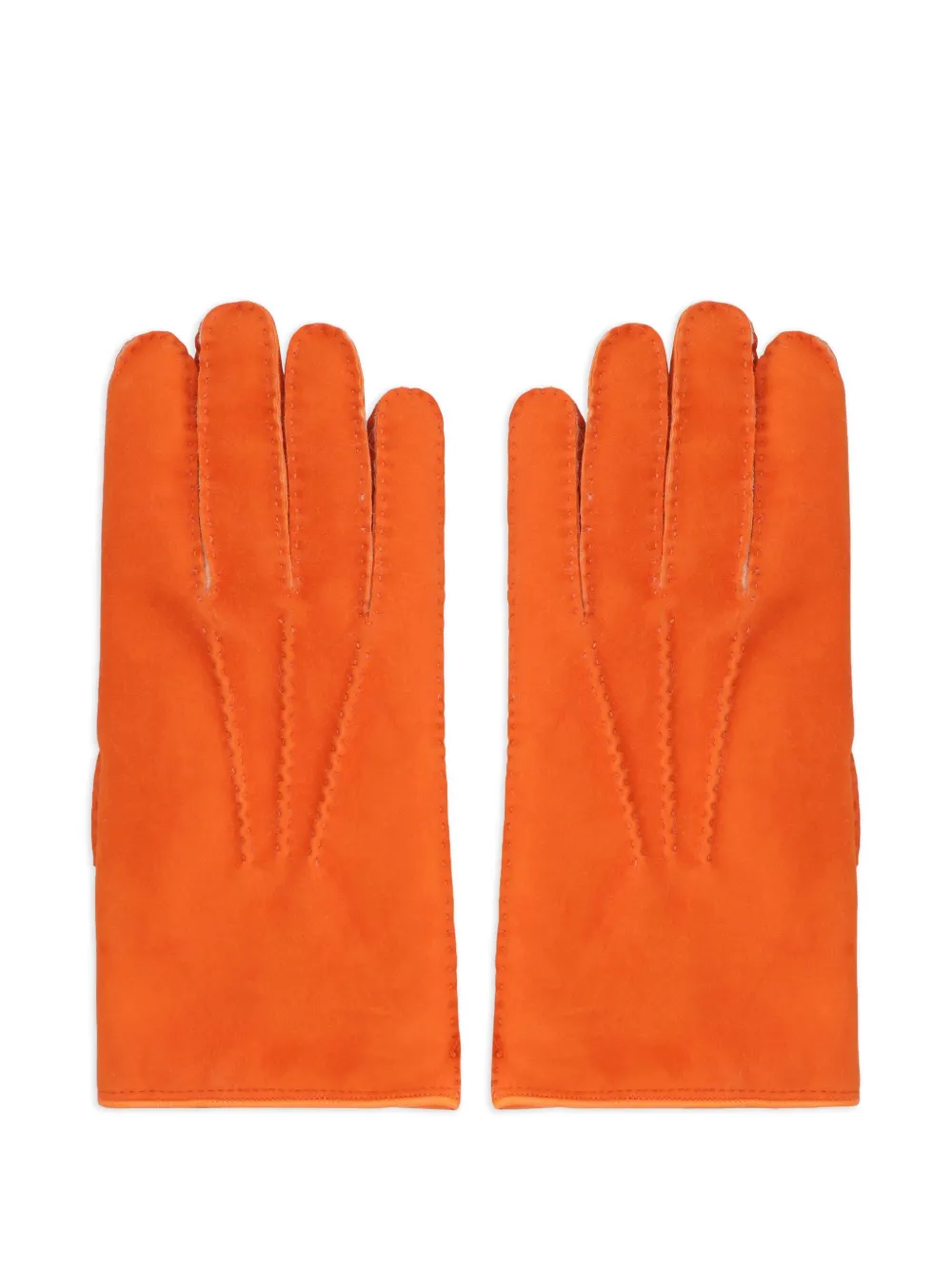 Moorer Hideko suede gloves | Orange | Image 1