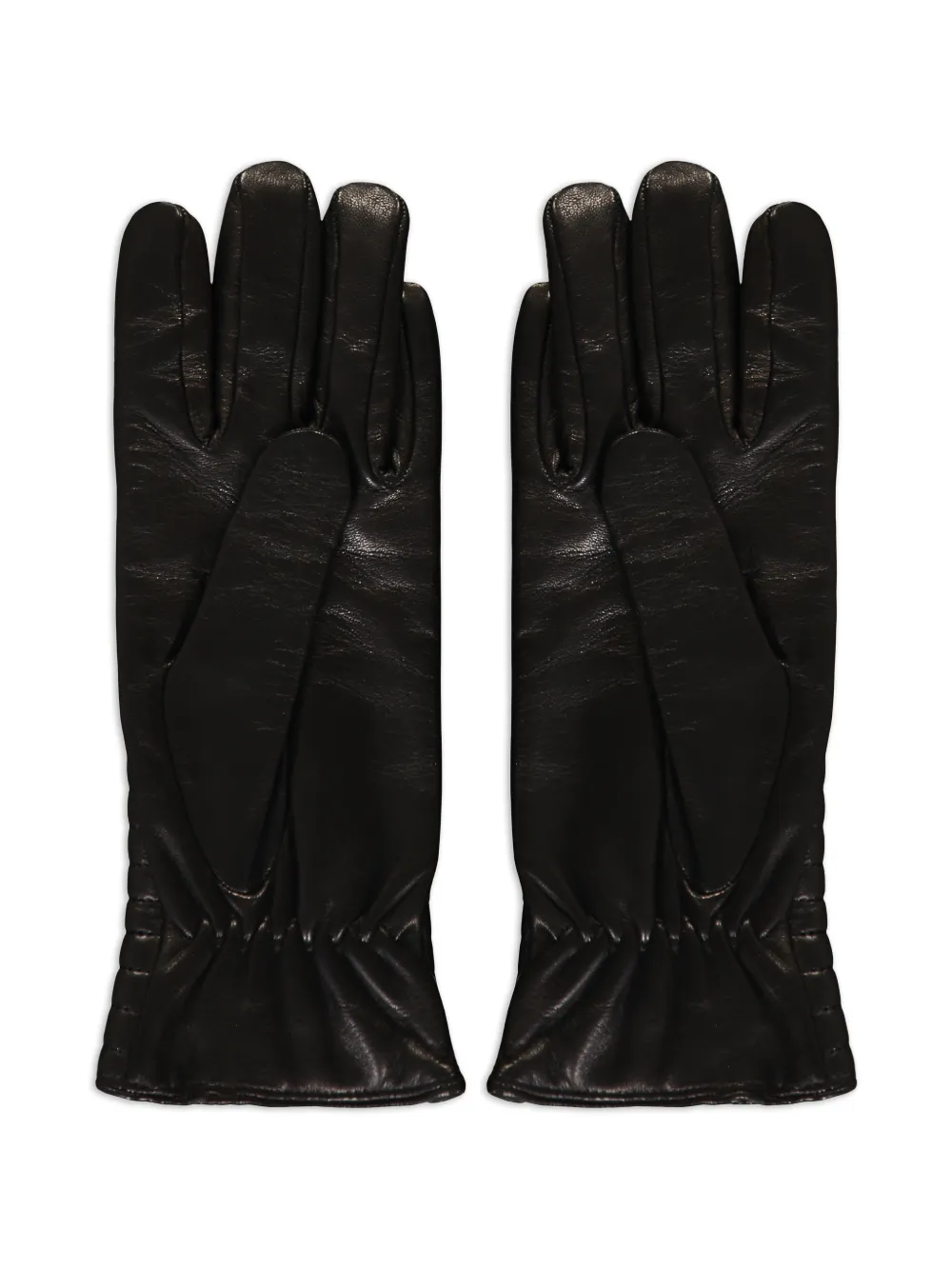Moorer Guanto Quilted Gloves In Black