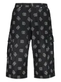 Dolce & Gabbana logo-jacquard shorts - Black