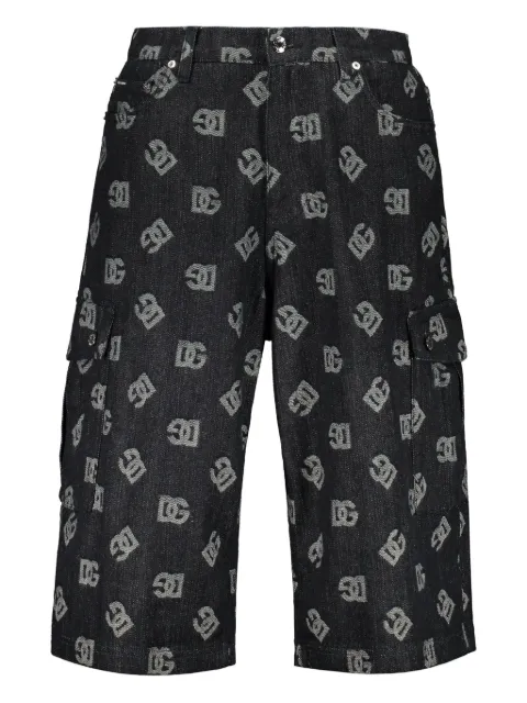 Dolce & Gabbana bermudas con logo en jacquard