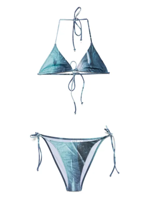 Jean Paul Gaultier bikini Water estampado