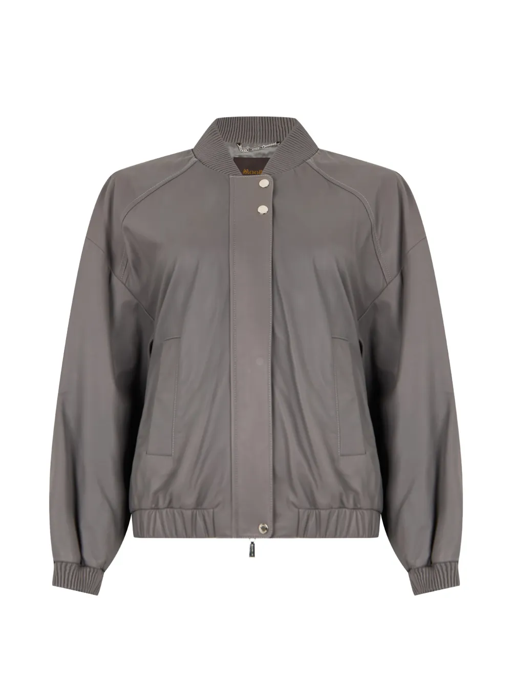 Moorer Haylap Bomber Jacket In Gray