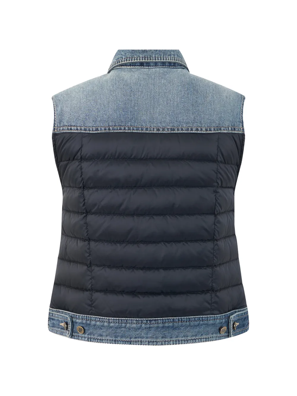 Moorer Bodywarmer met vlakken Blauw