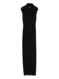 Jean Paul Gaultier sequin-embellished maxi dress - Black