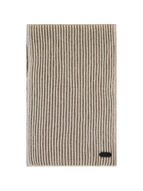 Moorer ribbed-knit scarf