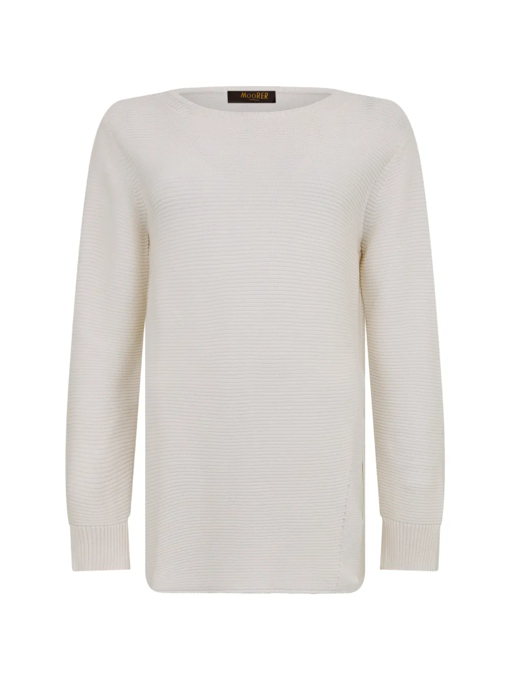 Moorer ribbed-knit sweater - Bianco