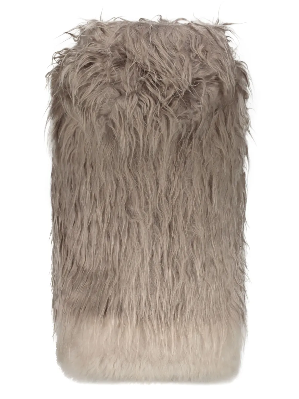 Lorena Antoniazzi alpaca fur vest Beige