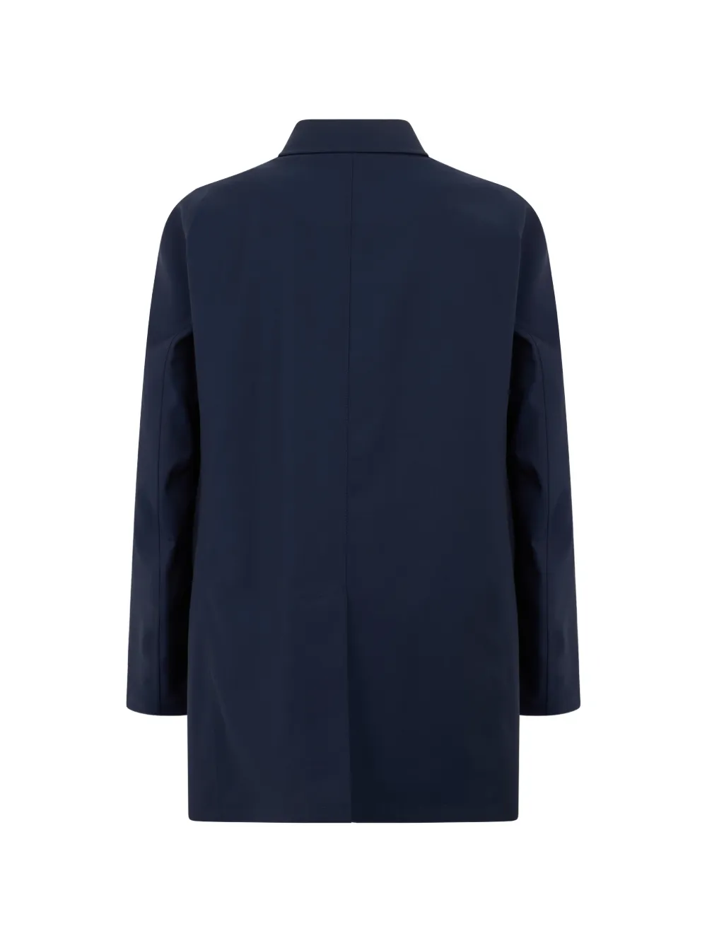 Herno Regenjas met enkele rij knopen Blauw