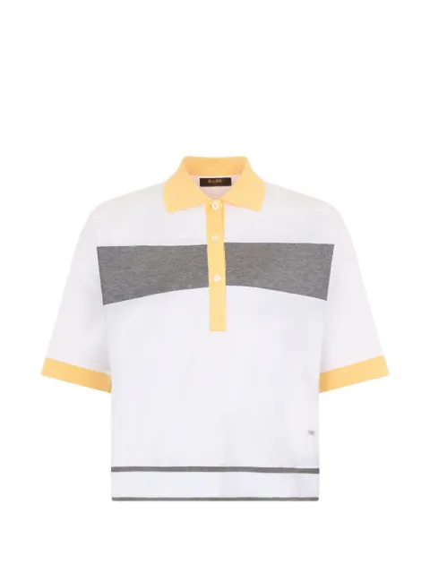 Moorer striped polo shirt