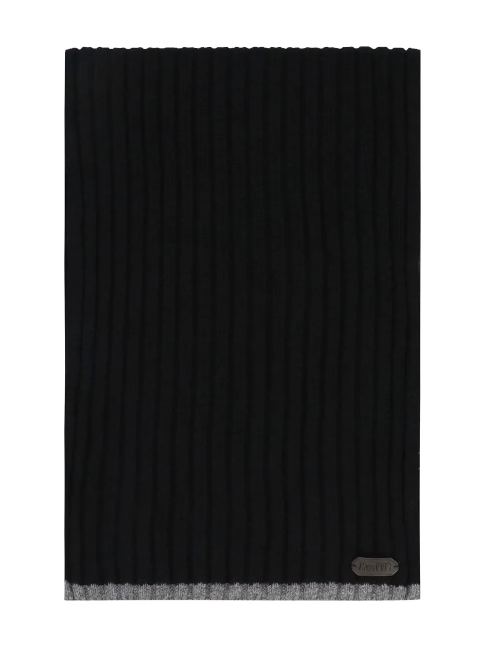 Moorer Hobart Cashmere Scarf In Black