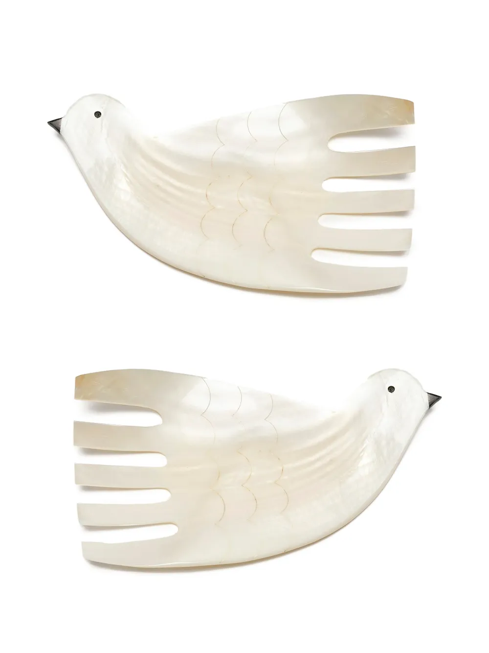 bird-shaped hair combs