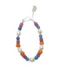 Gohar World pearl-embellished bracelet - Silver