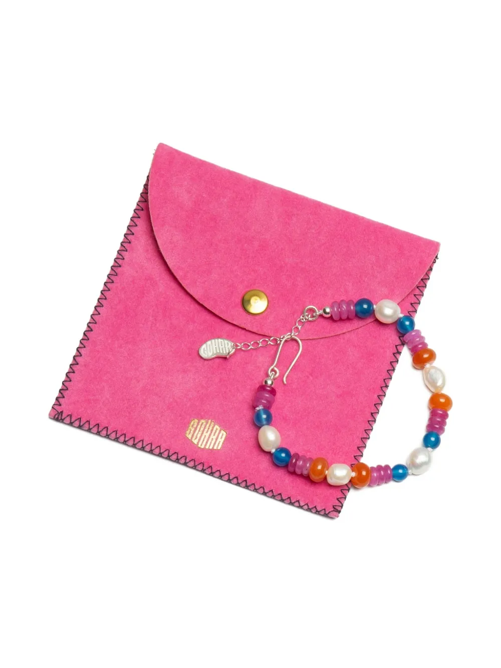 Gohar World pearl-embellished bracelet - Zilver