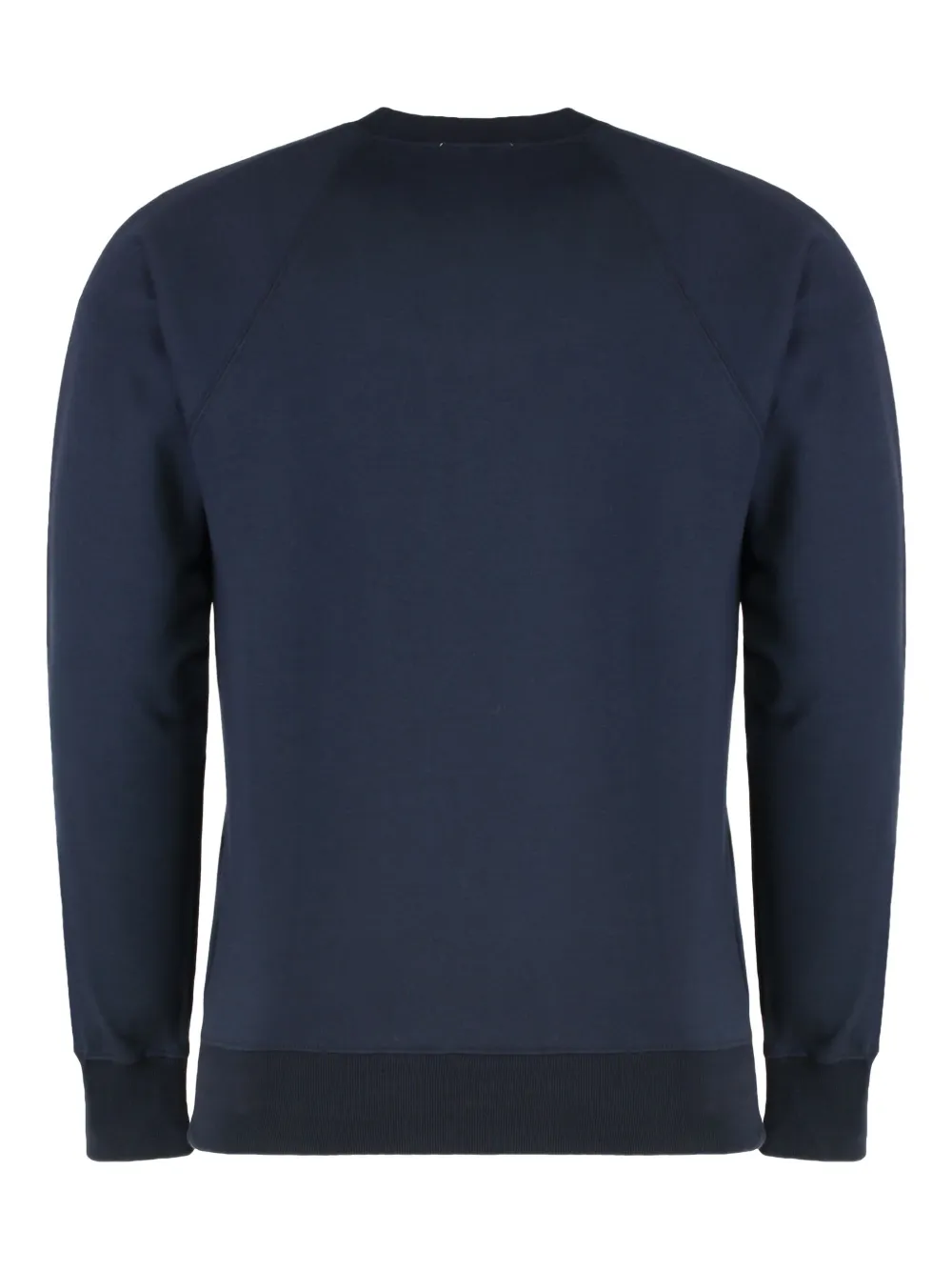 Moorer Sweater met raglan mouwen en borduurwerk - Blauw