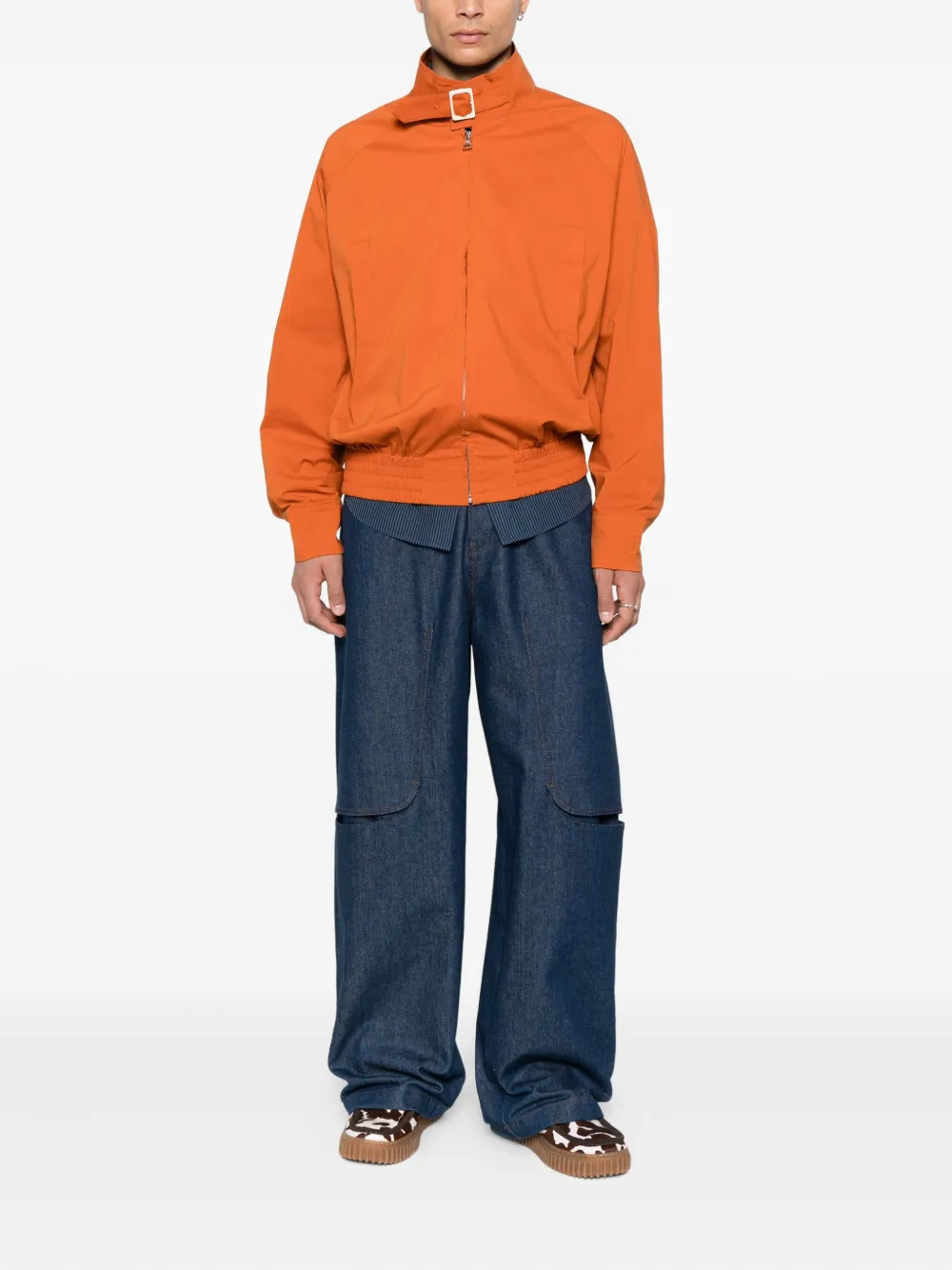 JW Anderson Harrington zip-up bomber jacket Oranje