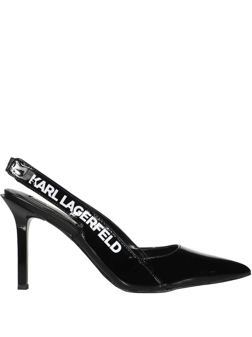 95mm logo-strap pumps