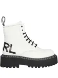 Karl Lagerfeld Patrol II boots - White