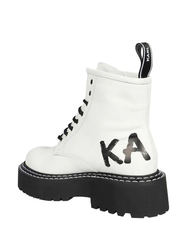 Karl Lagerfeld Patrol II Boots White FARFETCH