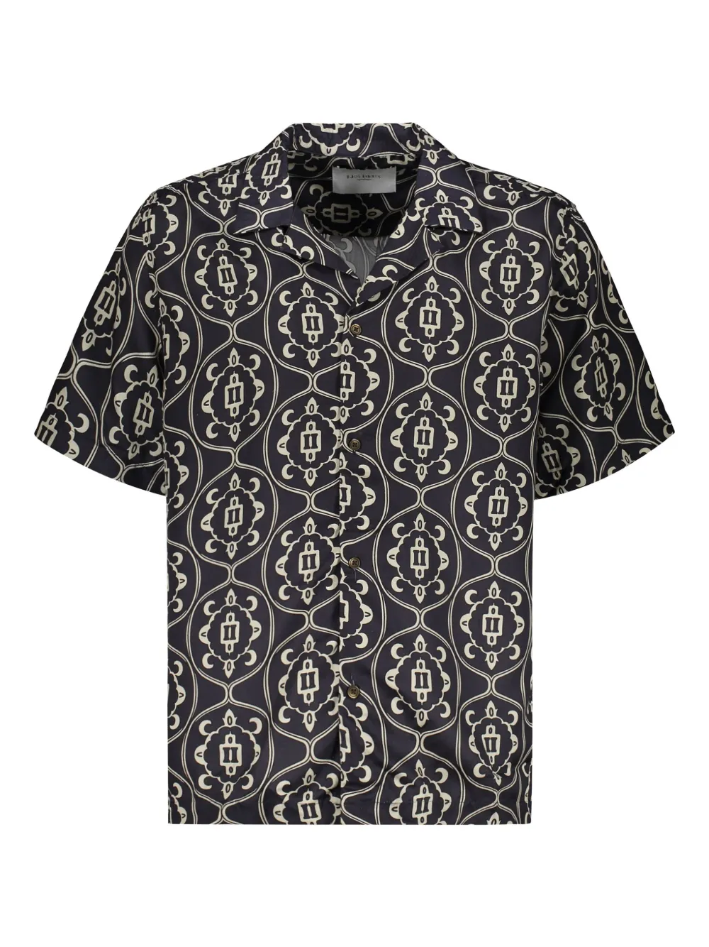 Les Deux graphic-print shirt | Black | Image 1