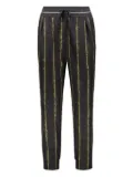 Lorena Antoniazzi virgin wool track pants - Black