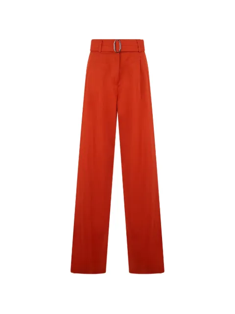 Moorer Lorian-Wrl belted wide-leg trousers