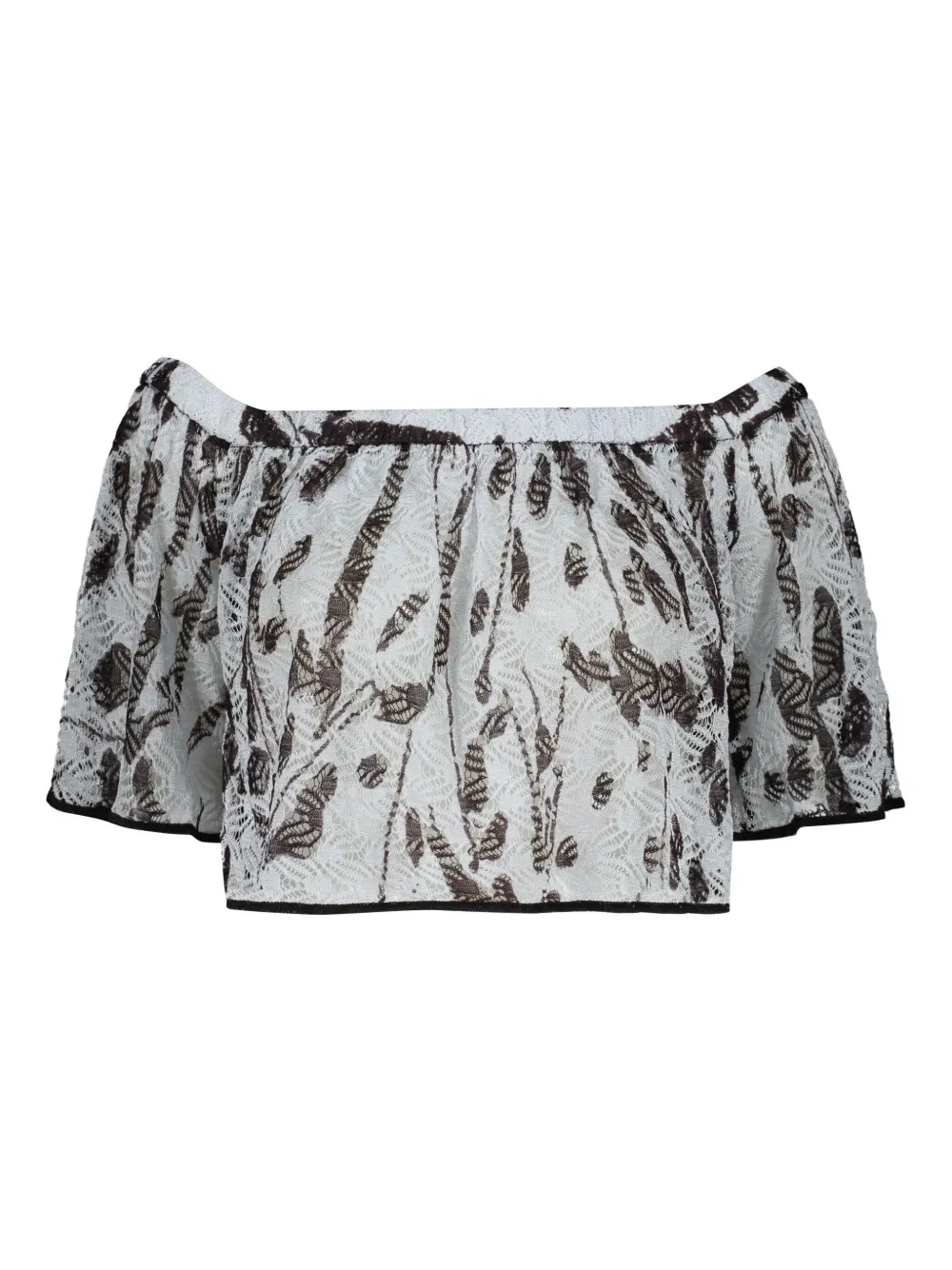 Missoni Opengebreide top Zwart
