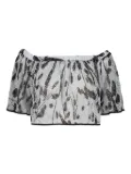 Missoni open-knit top - Black