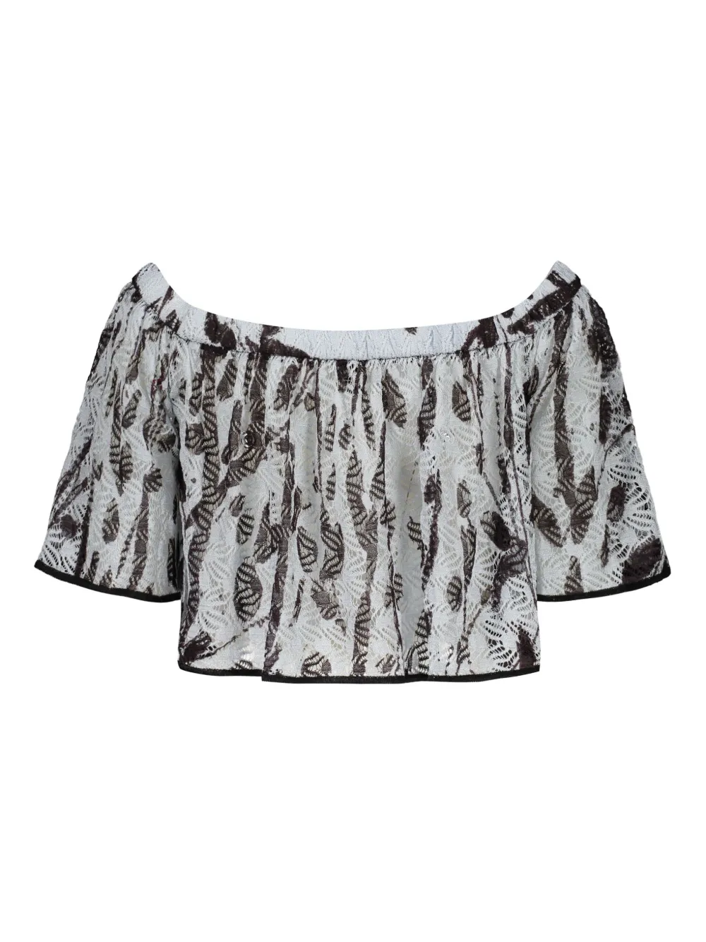 Missoni Opengebreide top - Zwart