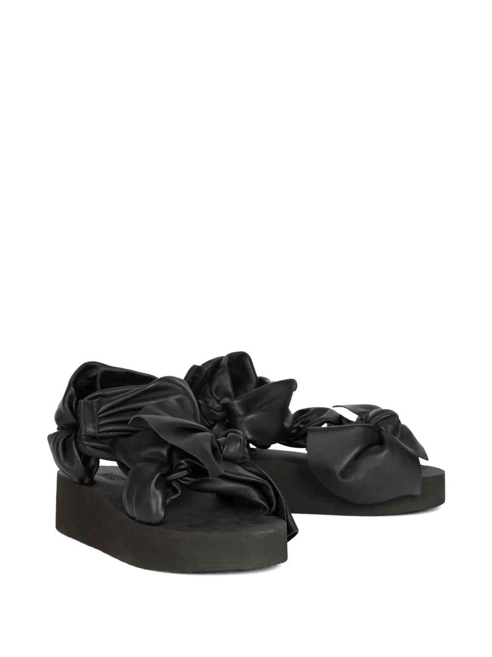 RED(V) Sandalen met geknoopt detail Zwart