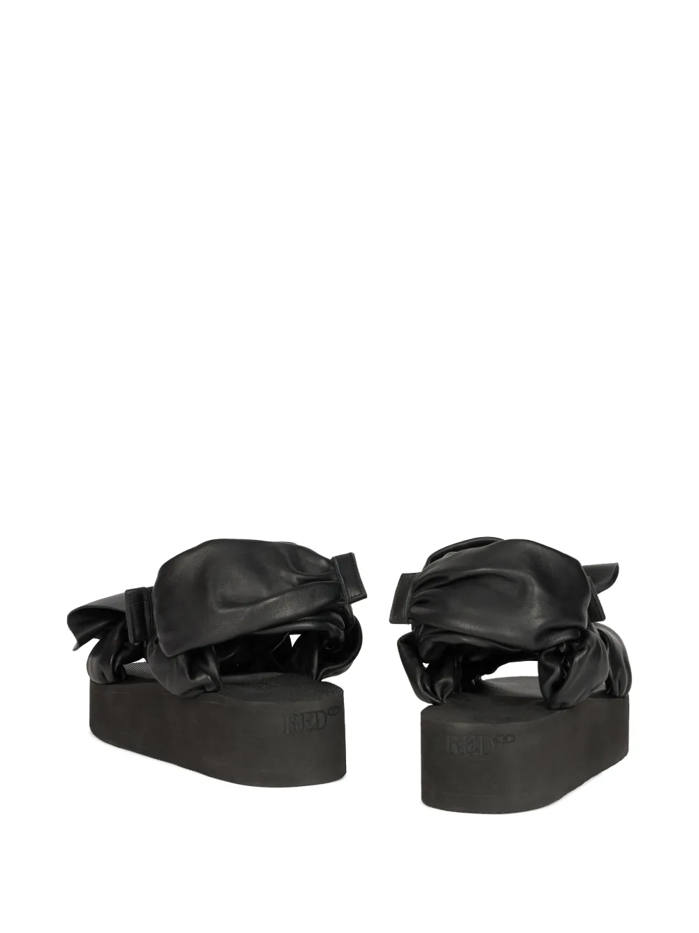 RED(V) Sandalen met geknoopt detail Zwart