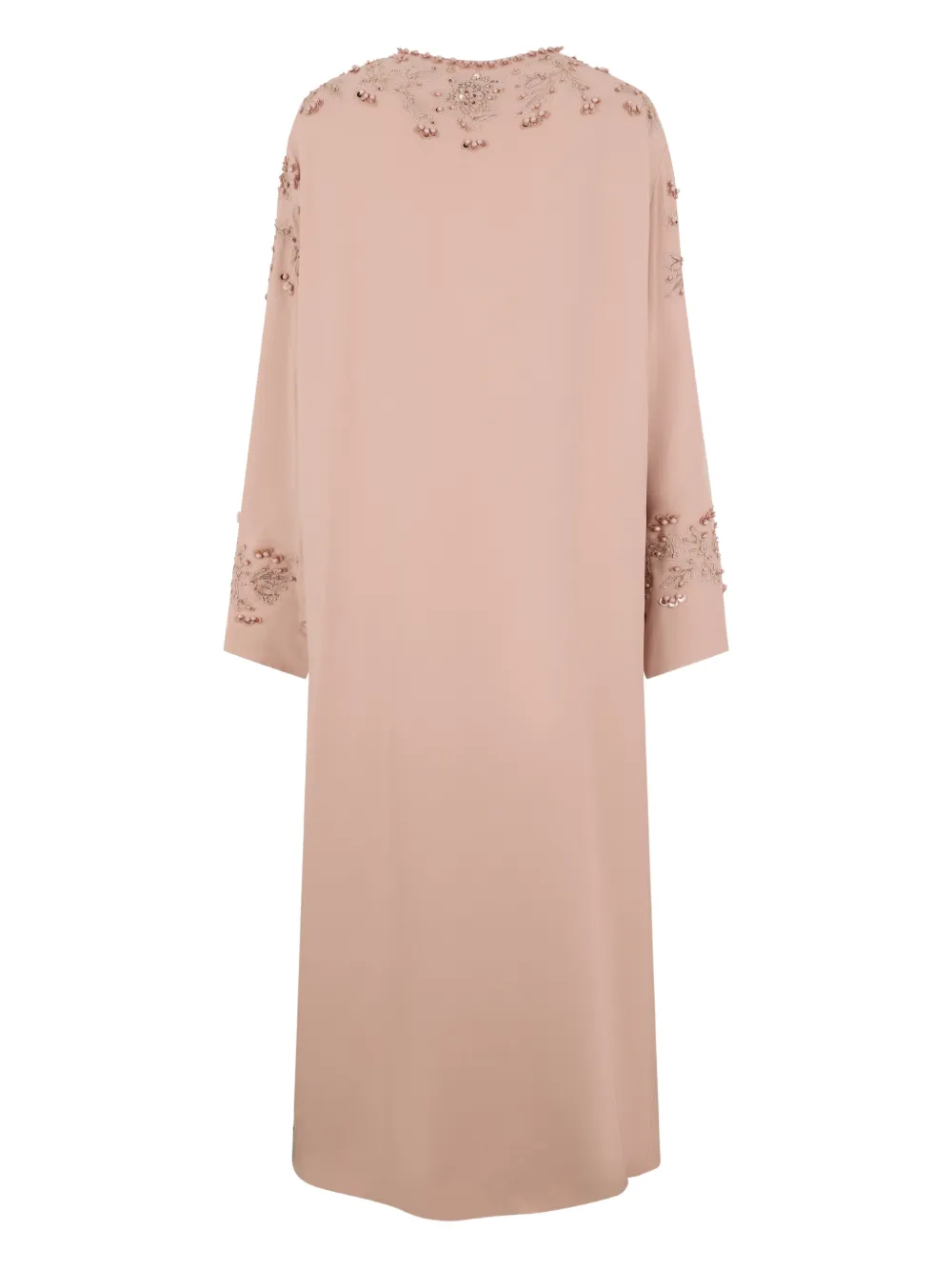Valentino Garavani embellished long-sleeve dress - Roze