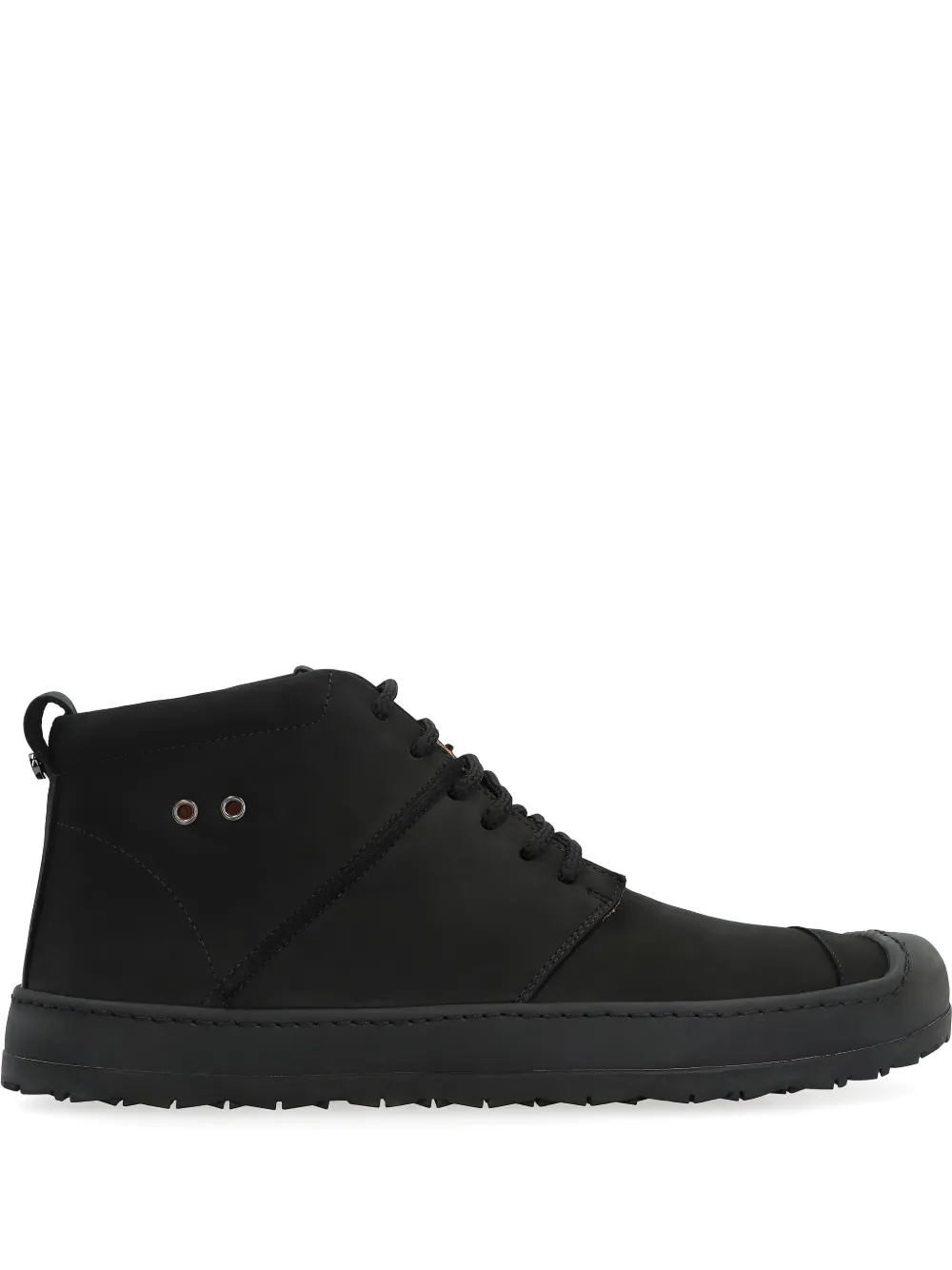 Volta leather desert boots Black