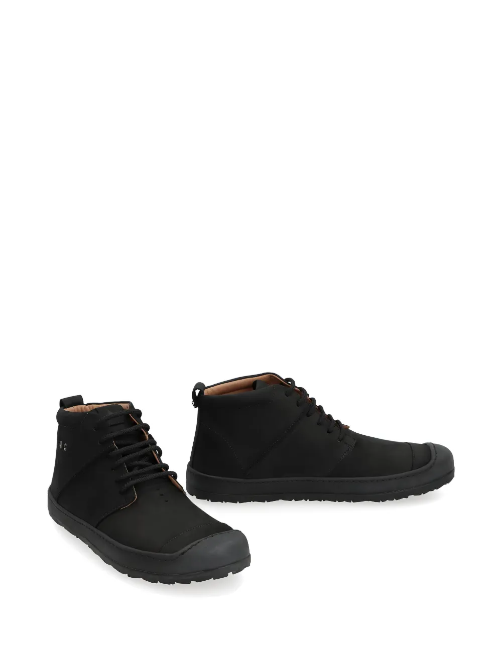 Volta Leren desert boots - Zwart